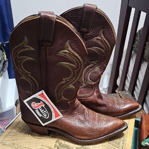 Justin Boots Brown Western Women's Shoes